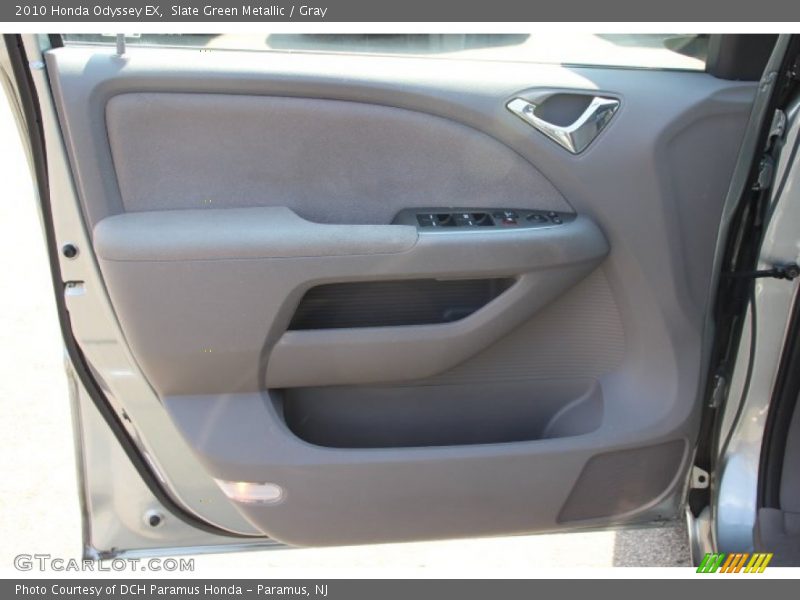 Slate Green Metallic / Gray 2010 Honda Odyssey EX
