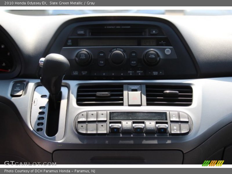 Slate Green Metallic / Gray 2010 Honda Odyssey EX