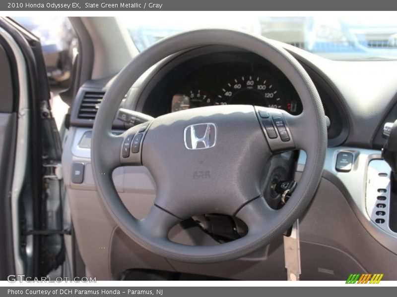 Slate Green Metallic / Gray 2010 Honda Odyssey EX