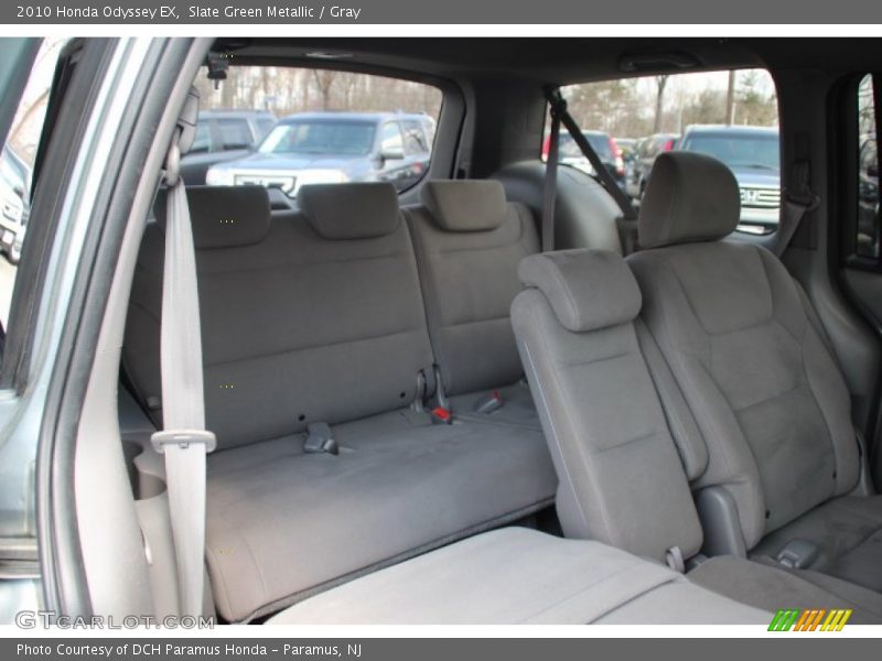 Slate Green Metallic / Gray 2010 Honda Odyssey EX