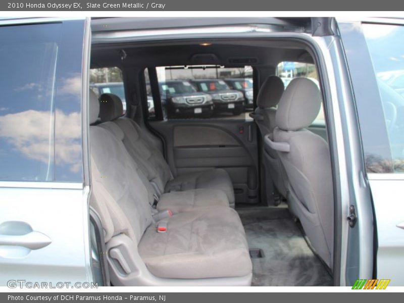 Slate Green Metallic / Gray 2010 Honda Odyssey EX