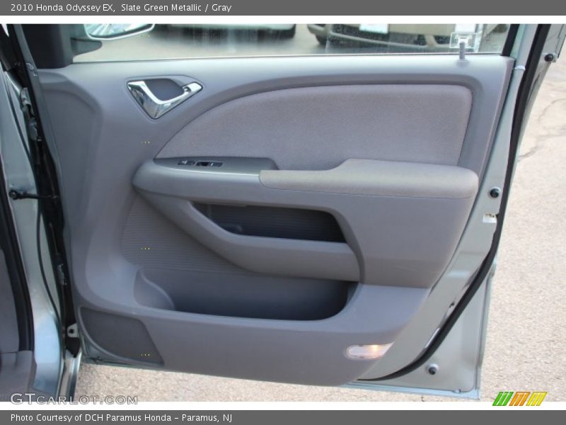 Slate Green Metallic / Gray 2010 Honda Odyssey EX