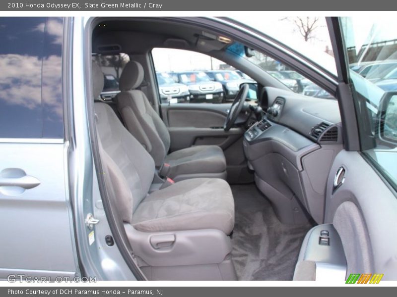 Slate Green Metallic / Gray 2010 Honda Odyssey EX
