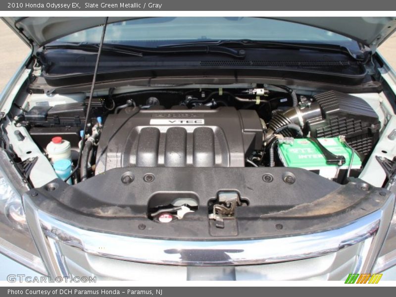 Slate Green Metallic / Gray 2010 Honda Odyssey EX