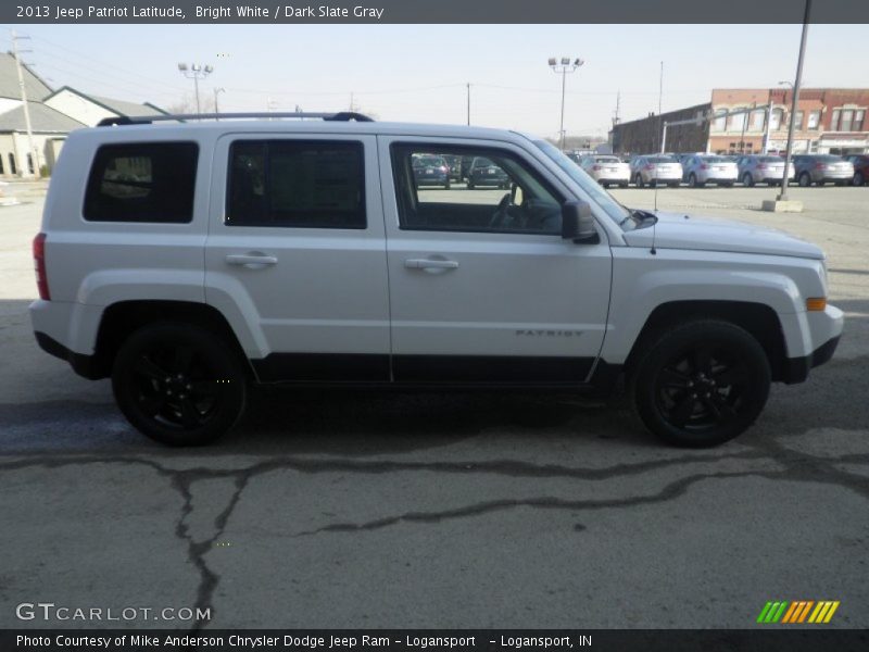 Bright White / Dark Slate Gray 2013 Jeep Patriot Latitude