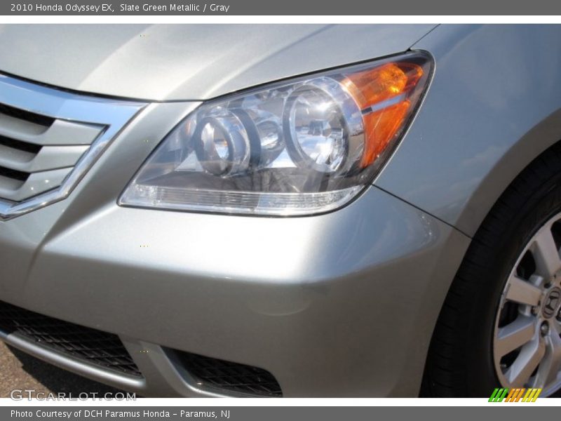 Slate Green Metallic / Gray 2010 Honda Odyssey EX