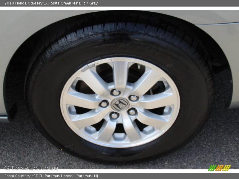 Slate Green Metallic / Gray 2010 Honda Odyssey EX
