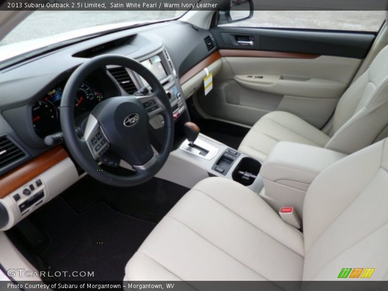  2013 Outback 2.5i Limited Warm Ivory Leather Interior