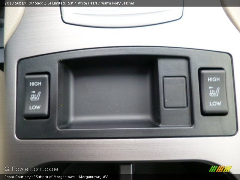 Satin White Pearl / Warm Ivory Leather 2013 Subaru Outback 2.5i Limited