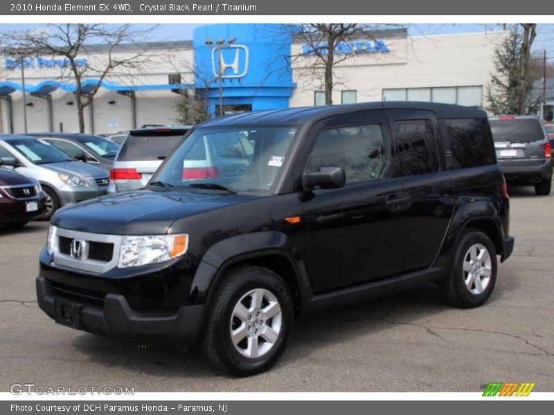 Crystal Black Pearl / Titanium 2010 Honda Element EX 4WD