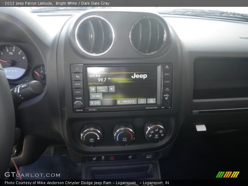 Bright White / Dark Slate Gray 2013 Jeep Patriot Latitude