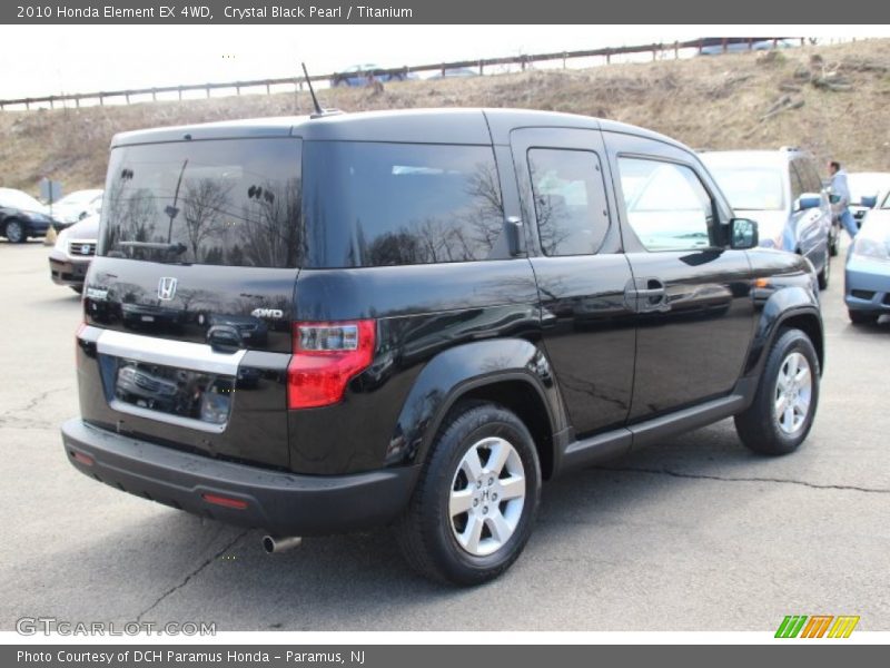 Crystal Black Pearl / Titanium 2010 Honda Element EX 4WD