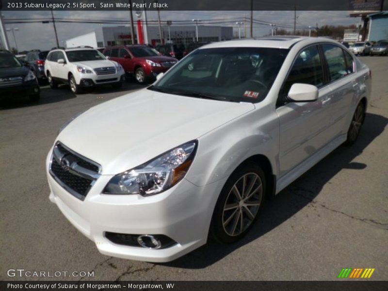 Satin White Pearl / Black 2013 Subaru Legacy 2.5i Sport