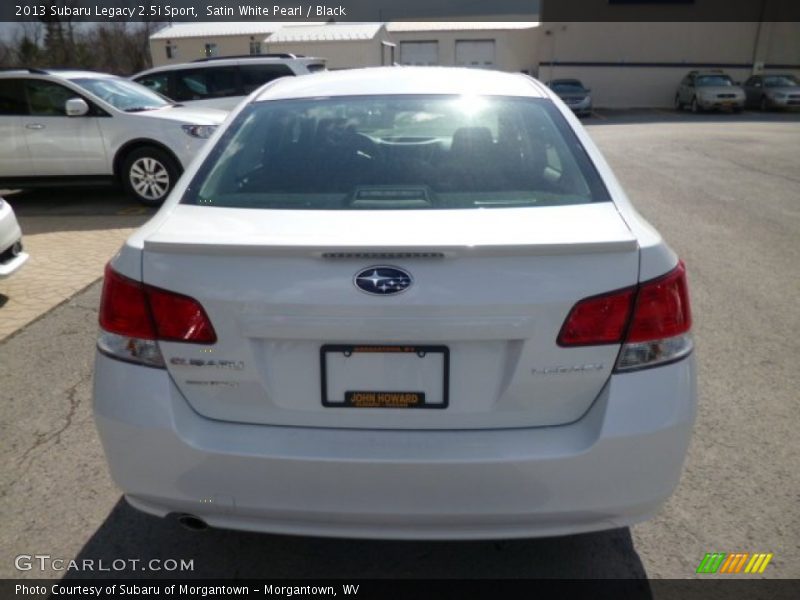 Satin White Pearl / Black 2013 Subaru Legacy 2.5i Sport