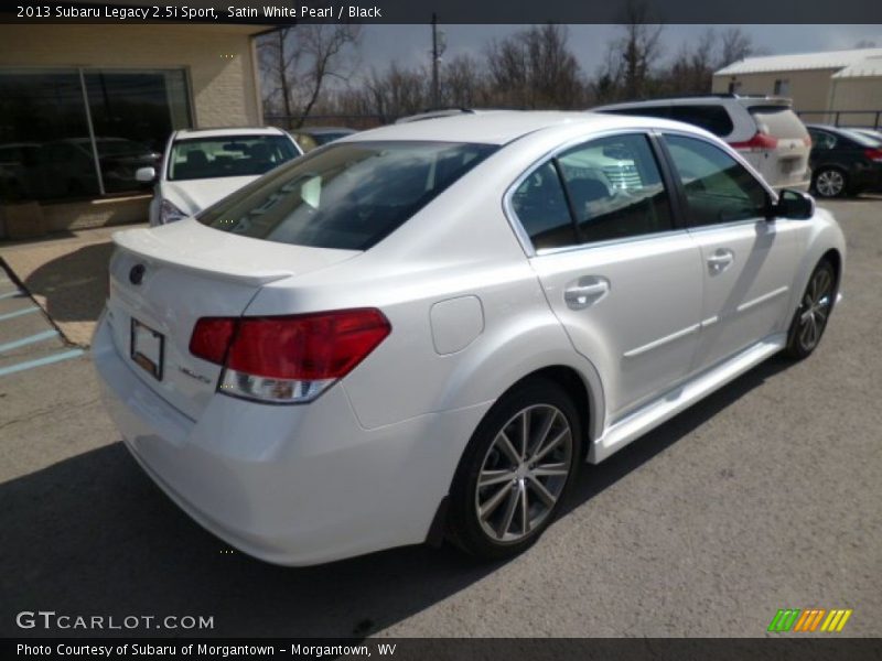 Satin White Pearl / Black 2013 Subaru Legacy 2.5i Sport