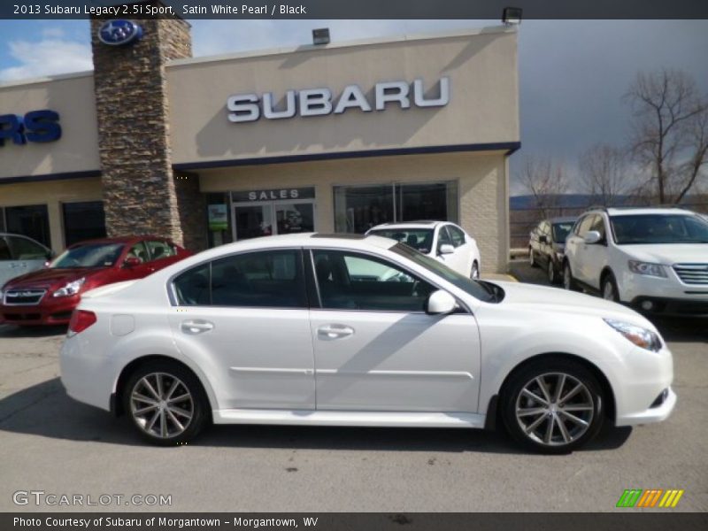Satin White Pearl / Black 2013 Subaru Legacy 2.5i Sport