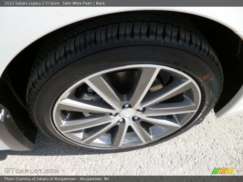 Satin White Pearl / Black 2013 Subaru Legacy 2.5i Sport