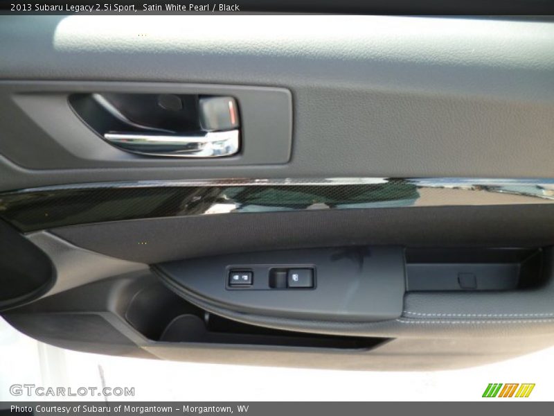 Satin White Pearl / Black 2013 Subaru Legacy 2.5i Sport