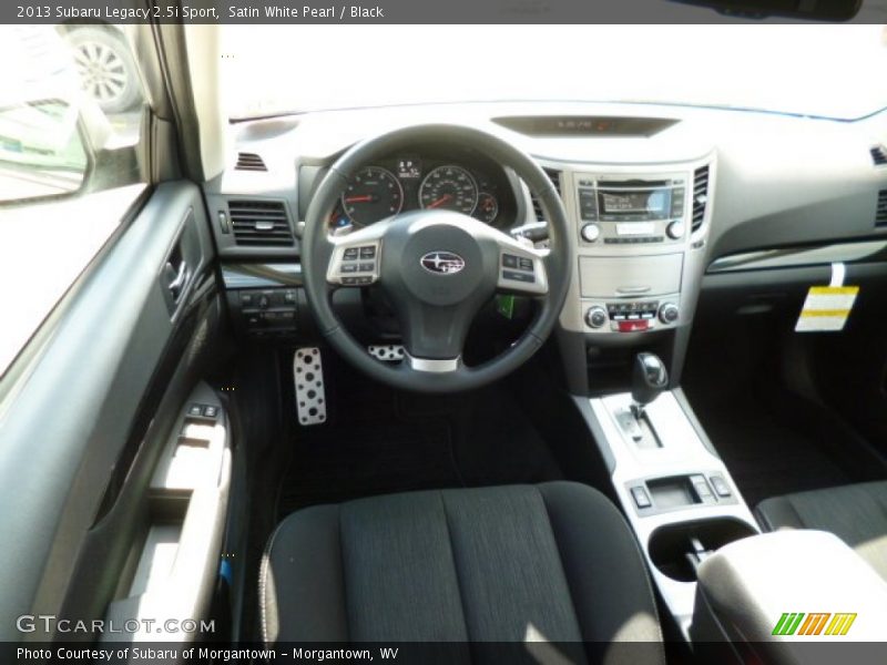 Satin White Pearl / Black 2013 Subaru Legacy 2.5i Sport