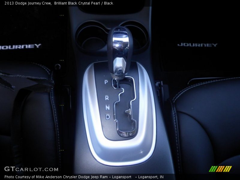 Brilliant Black Crystal Pearl / Black 2013 Dodge Journey Crew