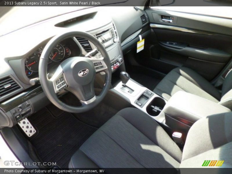Satin White Pearl / Black 2013 Subaru Legacy 2.5i Sport
