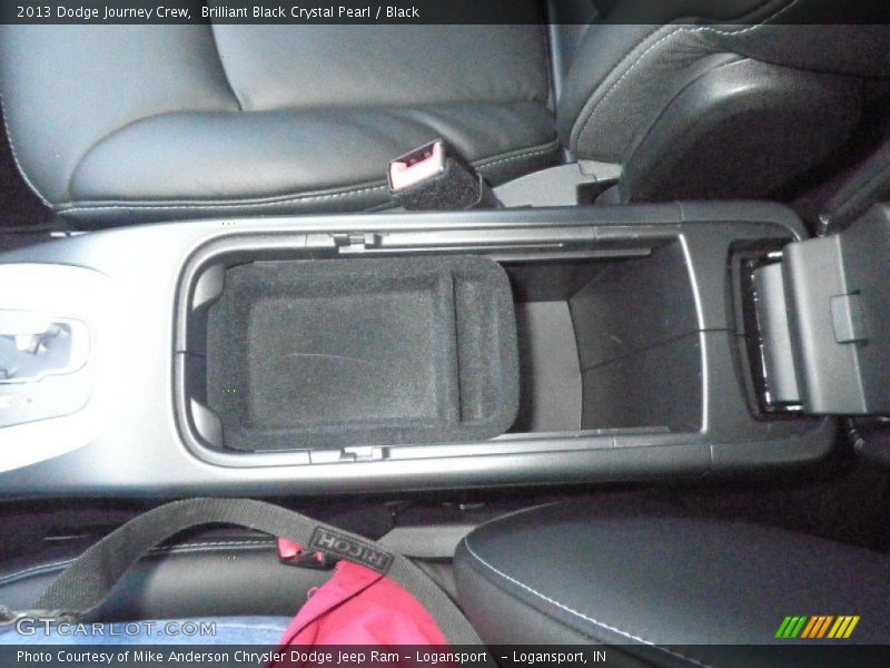 Brilliant Black Crystal Pearl / Black 2013 Dodge Journey Crew