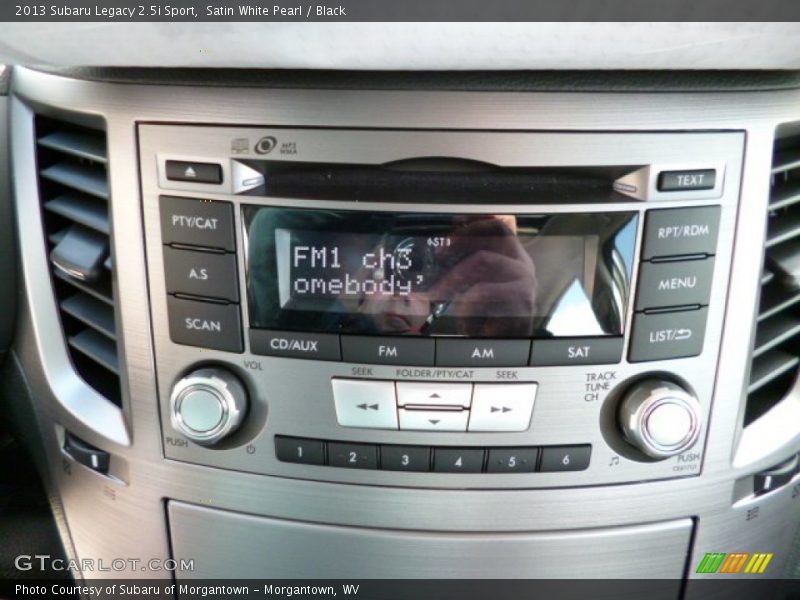 Satin White Pearl / Black 2013 Subaru Legacy 2.5i Sport