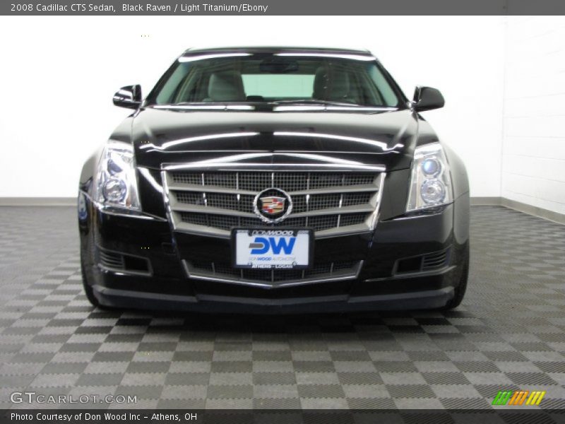 Black Raven / Light Titanium/Ebony 2008 Cadillac CTS Sedan