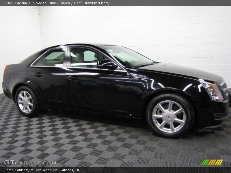 Black Raven / Light Titanium/Ebony 2008 Cadillac CTS Sedan
