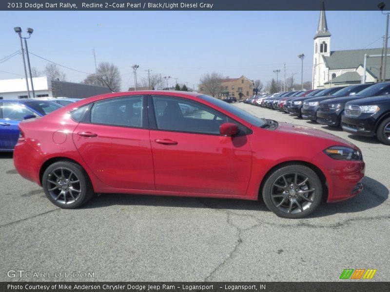 Redline 2-Coat Pearl / Black/Light Diesel Gray 2013 Dodge Dart Rallye