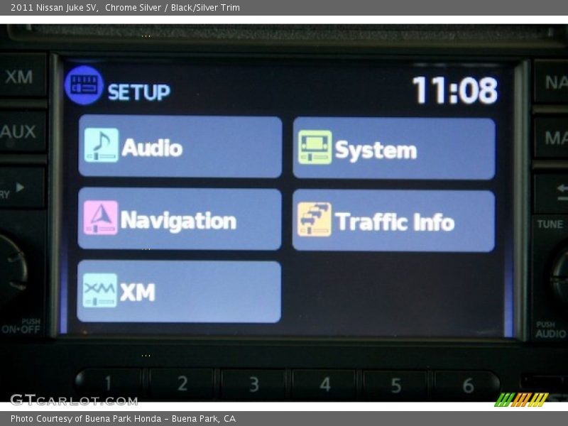 Chrome Silver / Black/Silver Trim 2011 Nissan Juke SV