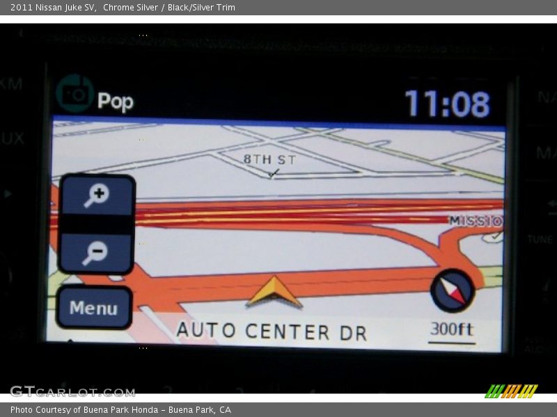 Chrome Silver / Black/Silver Trim 2011 Nissan Juke SV