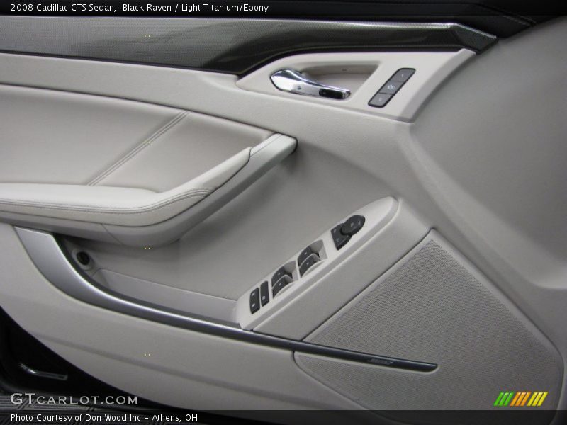 Black Raven / Light Titanium/Ebony 2008 Cadillac CTS Sedan