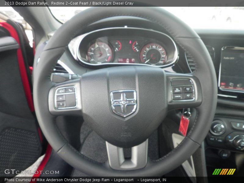 Redline 2-Coat Pearl / Black/Light Diesel Gray 2013 Dodge Dart Rallye
