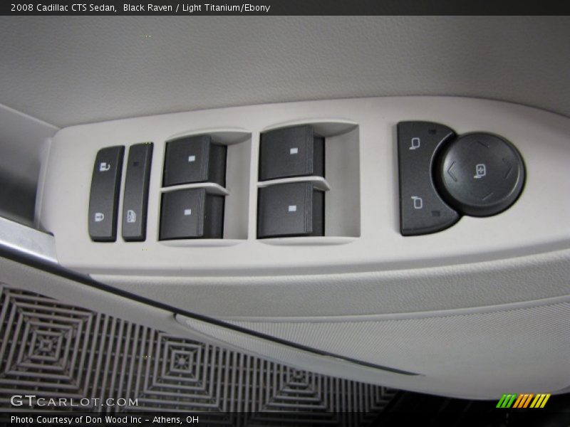 Black Raven / Light Titanium/Ebony 2008 Cadillac CTS Sedan