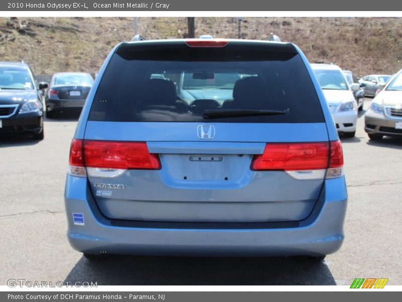 Ocean Mist Metallic / Gray 2010 Honda Odyssey EX-L