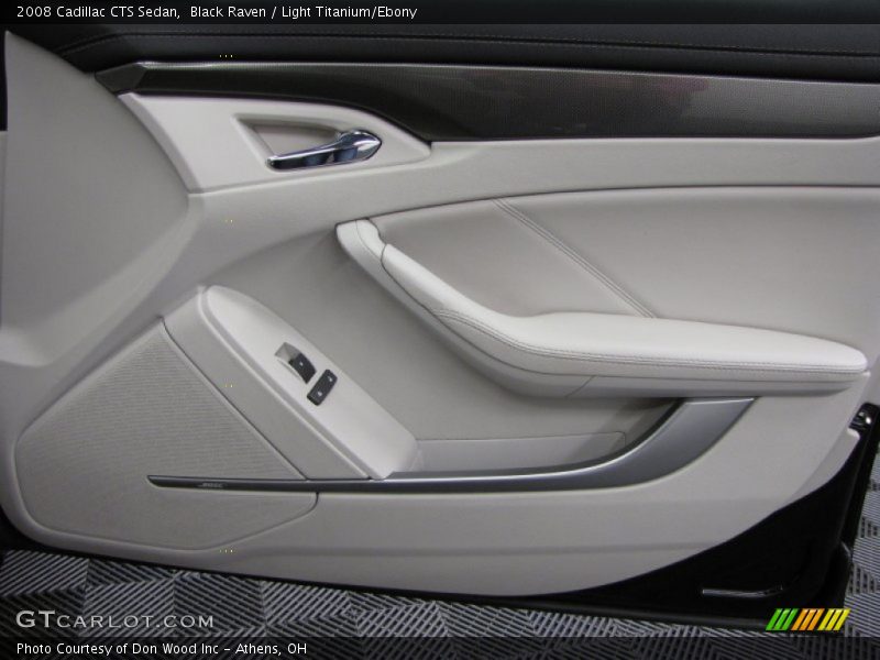 Black Raven / Light Titanium/Ebony 2008 Cadillac CTS Sedan