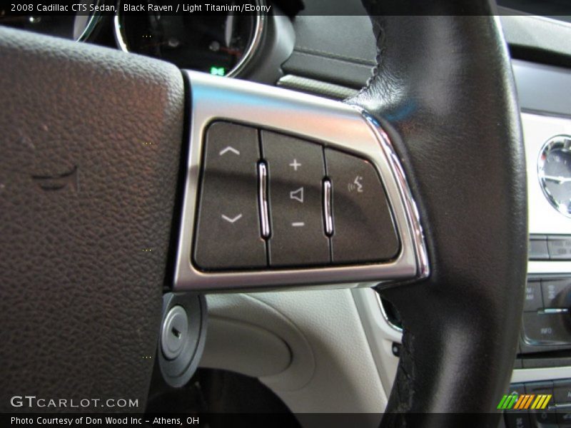 Black Raven / Light Titanium/Ebony 2008 Cadillac CTS Sedan