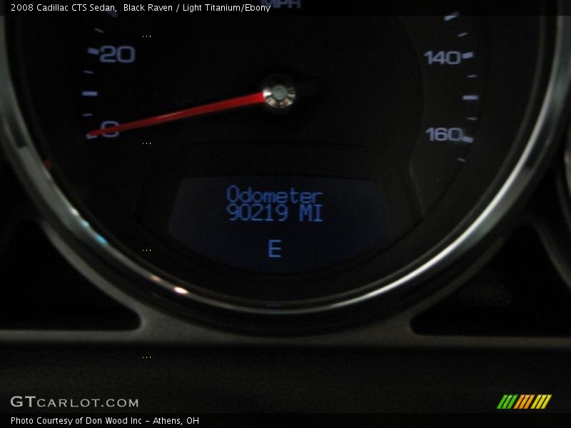 Black Raven / Light Titanium/Ebony 2008 Cadillac CTS Sedan