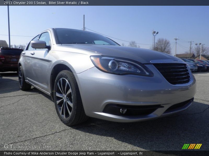 Billet Silver Metallic / Black 2013 Chrysler 200 S Sedan