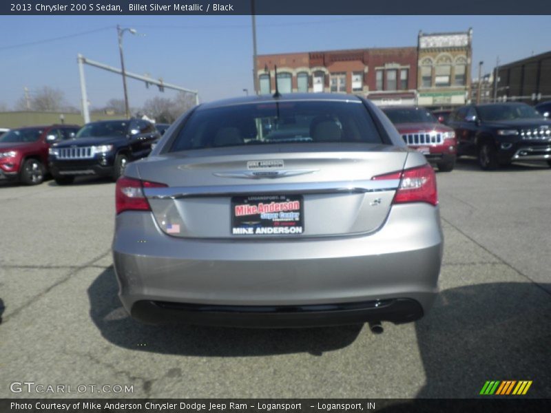 Billet Silver Metallic / Black 2013 Chrysler 200 S Sedan