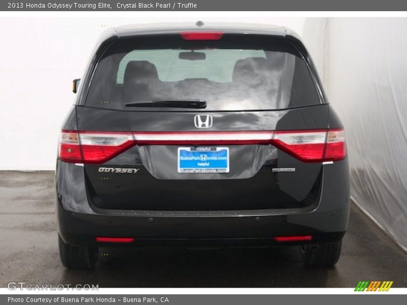 Crystal Black Pearl / Truffle 2013 Honda Odyssey Touring Elite