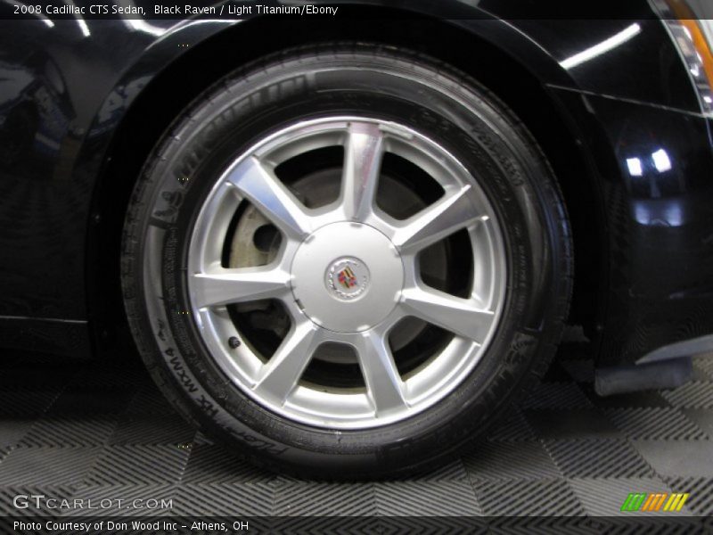 Black Raven / Light Titanium/Ebony 2008 Cadillac CTS Sedan