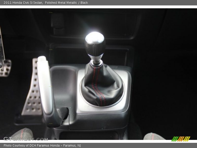 Polished Metal Metallic / Black 2011 Honda Civic Si Sedan