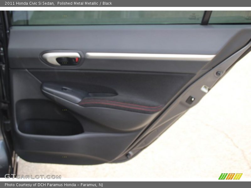 Polished Metal Metallic / Black 2011 Honda Civic Si Sedan
