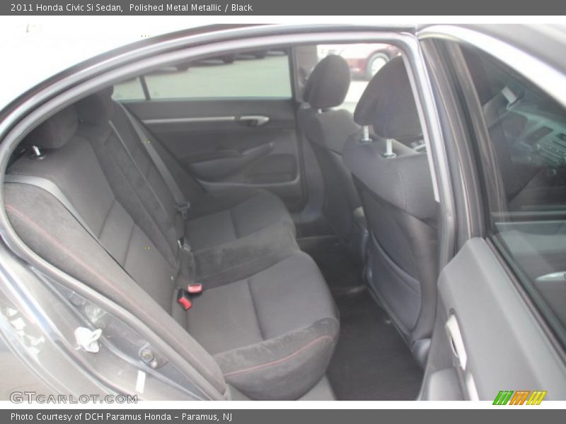 Polished Metal Metallic / Black 2011 Honda Civic Si Sedan