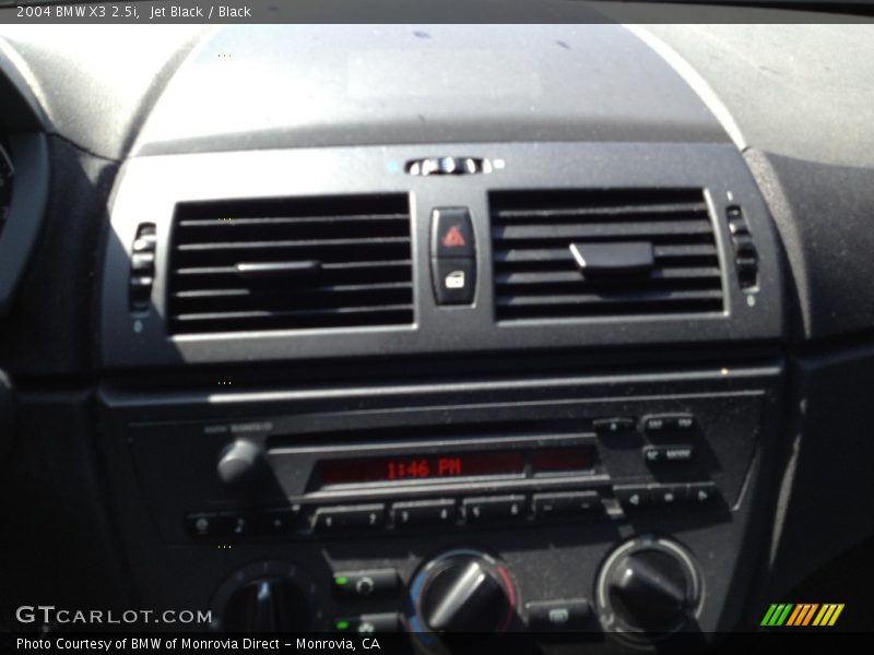 Jet Black / Black 2004 BMW X3 2.5i