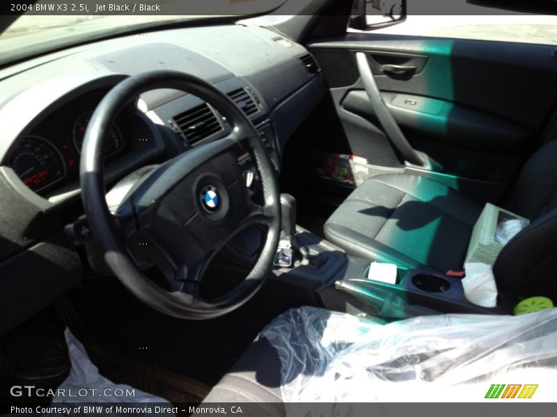 Jet Black / Black 2004 BMW X3 2.5i