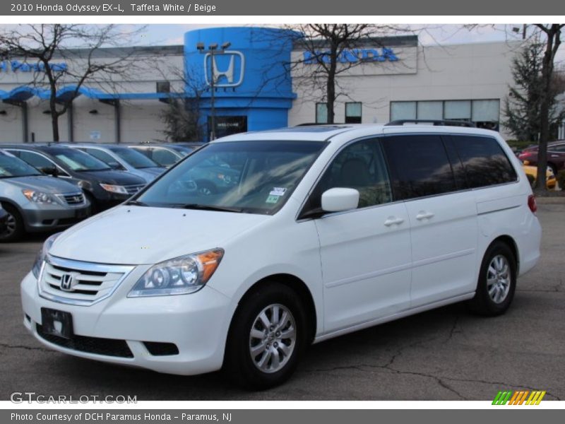 Taffeta White / Beige 2010 Honda Odyssey EX-L