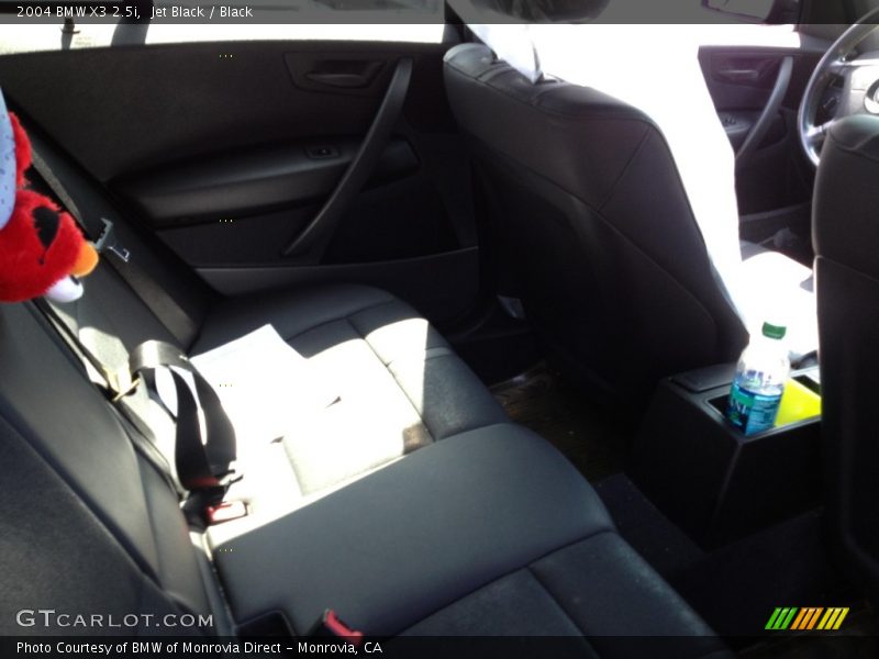 Jet Black / Black 2004 BMW X3 2.5i
